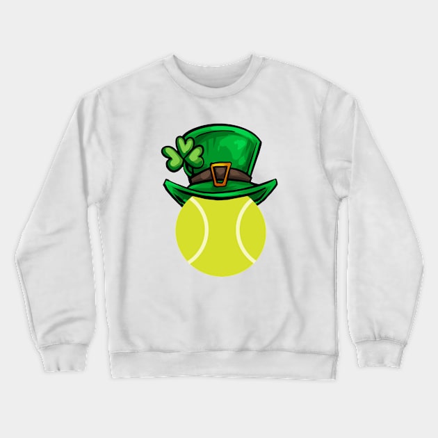 St Patricks Day Padel Crewneck Sweatshirt by whyitsme